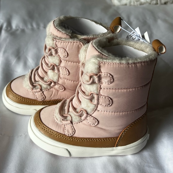 SHERPA LINED SNEAKER BOOTS FOR TODDLER - Picture 5 of 6
